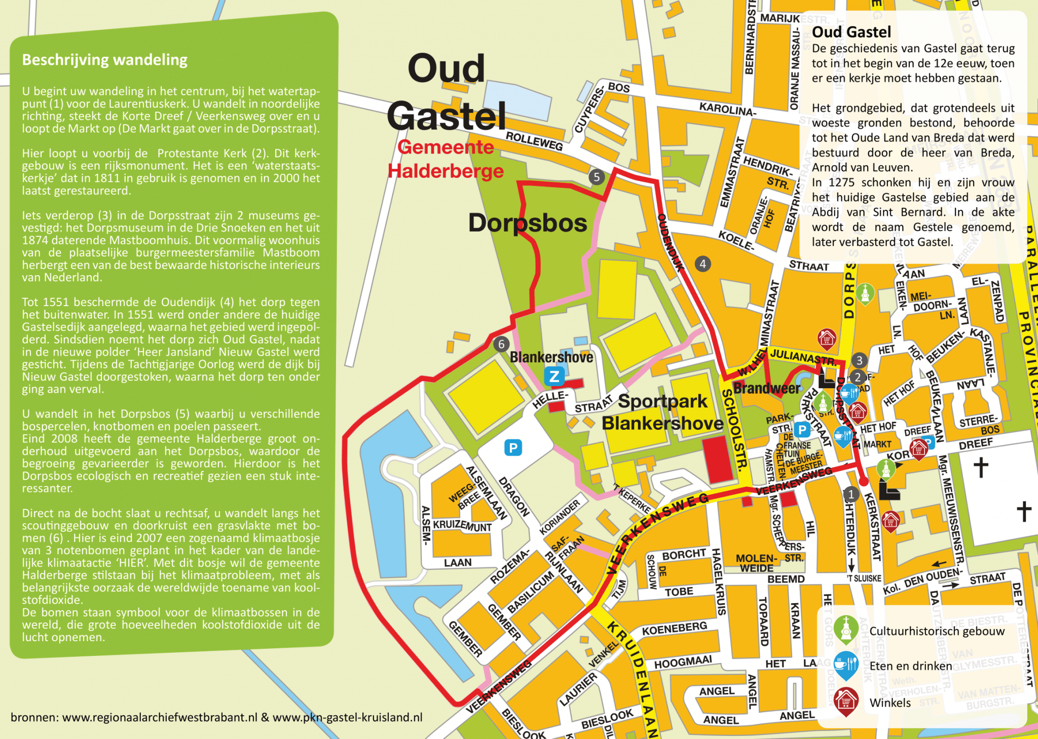 Wandelroute Ommetje Oud Gastel 3 KM Visit Halderberge