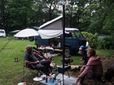 Kamperen in het bos